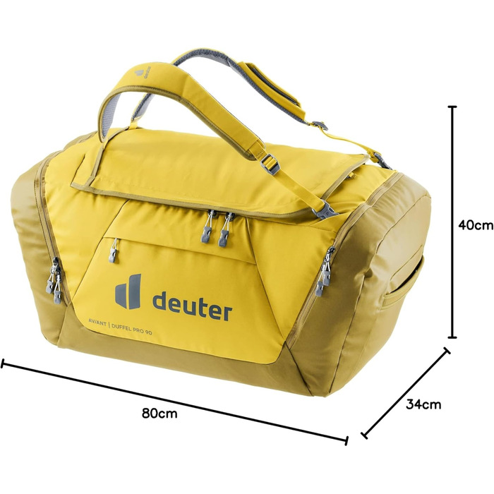 Спортивна сумка deuter AViANT Duffel Pro 90 Дорожня сумка (Кукурудза-куркума)