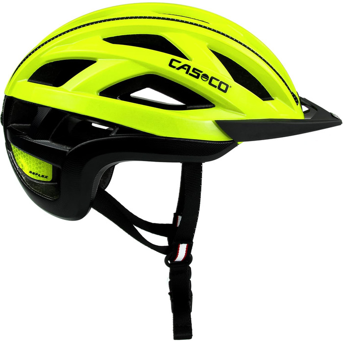 Велосипедний шолом Casco Cuda 2 неоново-жовтий, розмір L (59-62 см), глянцевий