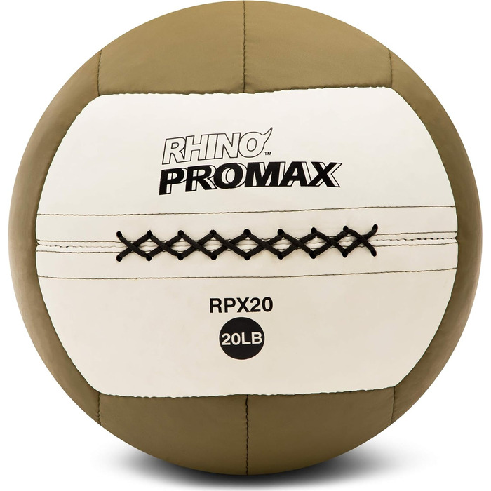 М'яч Champion Sports Rhino Promax Slam, 9 кг, нековзний, корич.