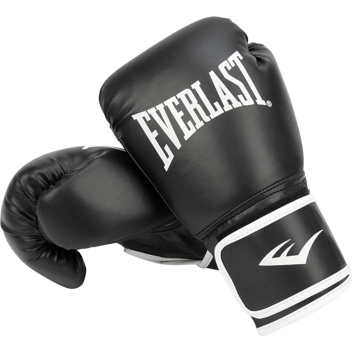 Рукавички Everlast Core 2 чорні L-XL однокомпонентні Unisex тренувальні