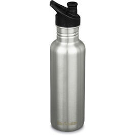 Термобутилка Klean Kanteen з нержавіючої сталі, 500 мл, універсальна, срібляста