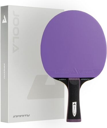 Професійна ракетка для настільного тенісу JOOLA White Infinity Carbon з накладками Micron+