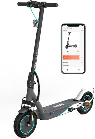 Вт 23-40 км складний ABE APP чорний 85F/EV10K PRO E-Scooter 400