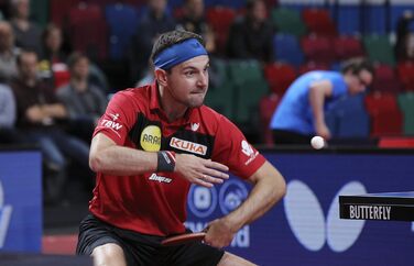 Ракетка для настільного тенісу Butterfly Timo Boll чорна Ракетка для настільного тенісу Bat TT Професійна ракетка для змагань для технічно просунутих гравців Сертифікована ITTF гума Wakaba Анатомічна форма ручки