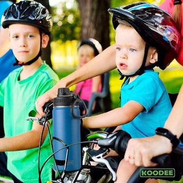 Термос-пляшка з нержавіючої сталі Koodee 470 мл, вакуумна, герметична, без BPA, для спорту, школи, фітнесу, кемпінгу