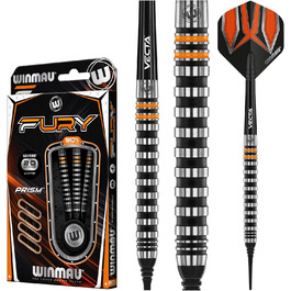 Набір дротиків WINMAU Fury 18-20 г з вольфрамом, призмові польоти, вали Vecta