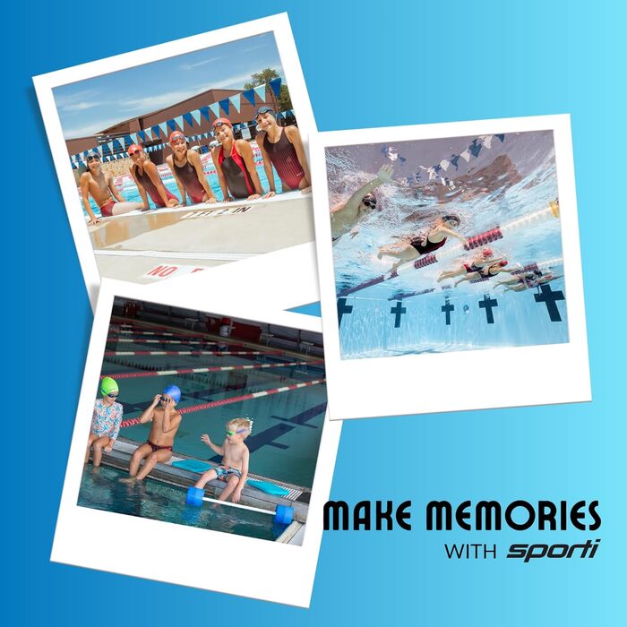 Преміум навчальна палиця для плавання Sporti, сертифікована Schwimmschule