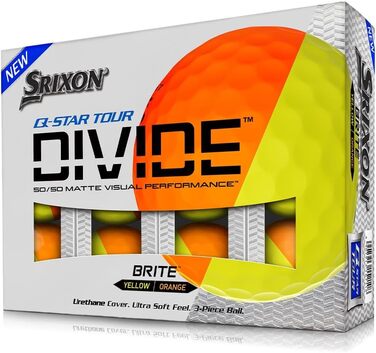 М'ячі для гольфу Srixon Q-Star Tour Divide - 12 шт.