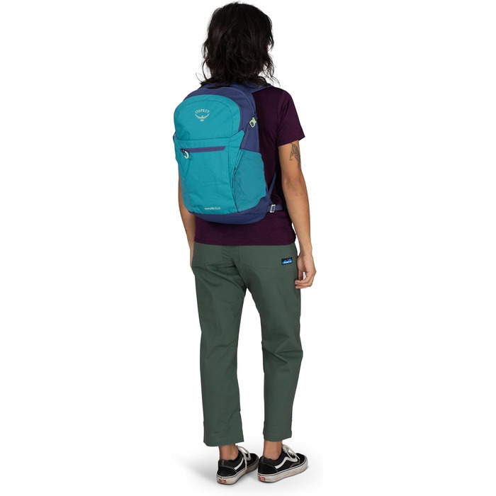 Рюкзак Osprey Daylite Plus для міста та подорожей, Liquify Print/Kakio Pink