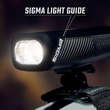 SIGMA Buster 1100 HL — велосипедна фара на шолом, 1100 люмен, акумуляторна, 5 режимів, швидке кріплення