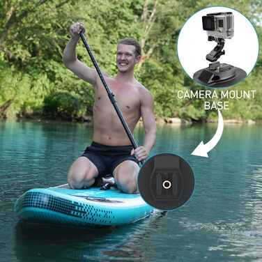 Надувна SUP-дошка UPWELL 11'/10'6'/10'2' з аксесуарами – рюкзак, ремкомплект, нековзке покриття, страхувальний лиш, 3 плавники, весло та ручний насос