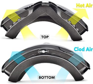 Гірськолижні окуляри Snowledge Жіночі та чоловічі окуляри для сноуборду з подвійною лінзою OTG UV400 Захист проти запотівання Вітрозахисні лижні окуляри Шолом, сумісний з катанням на лижах, мотоциклах, велосипедах, ковзанах (чорний/3сірий (VLT 14), HB-167