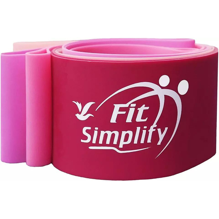 Набір фітнес-резинок Fit Simplify, 5 штук, з інструкцією та чохлом