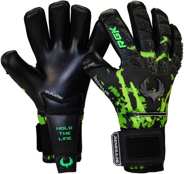 Воротарські рукавички Renegade GK Rogue Limited Edition з фингерсейвом, 4+3 мм Giga Grip, розміри 6-11, рівень 4+, для чоловіків, дорослих та дітей