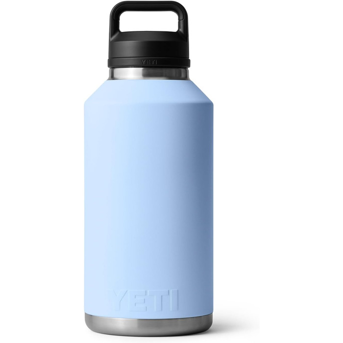 Термос YETI Rambler 1,8 л вакуумний, з нержавіючої сталі, герметичний, з кришкою-тримачем, синій