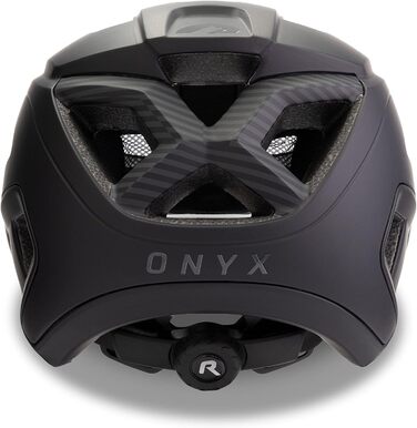 Шолом унісекс Rogelli Onyx - шосейний/MTB, чорний L-XL