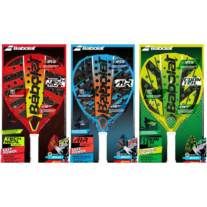 Ракетка Babolat Padel One size жовтий - чорний - білий - зелений