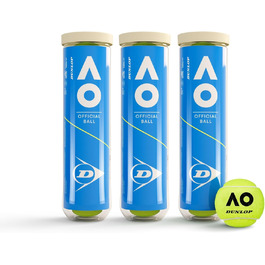 Тенісний м'яч Dunlop Australian Open для ґрунту, хардкорту та трави