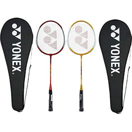 Набір ракеток Yonex GR 303, 2 шт. (жовтий/червоний) з покриттям