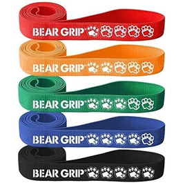 BEAR GRIP – текстильні стрічки для підтягувань, йоги та кросфіту, мобільність, фітнес-резинки