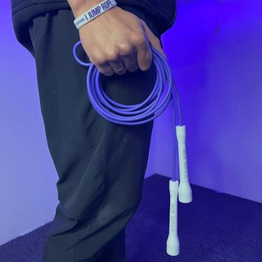 Скакалка Elevate Speed Rope MAX, професійна, з міцного ПВХ з нейлоновим сердечником, 5 мм, довжина до 3 м, посилені ручки