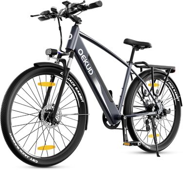 Велосипед Qekud e-bike, акум. 36В 12,5Ач, РК-дисплей, хід до 100 км