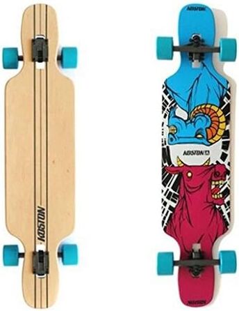 Дюймів Сині колеса - Profi Dropthrough Longboard Drop через Carver, 41.0 x 9.5