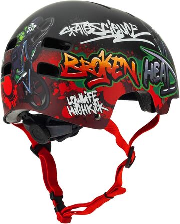 Шолом Broken Head для скейтборду, велосипеда, MTB, BMX, регульований розмір