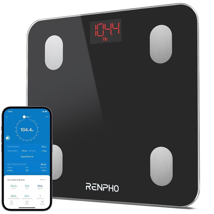 RENPHO Bluetooth ваги жиру в організмі