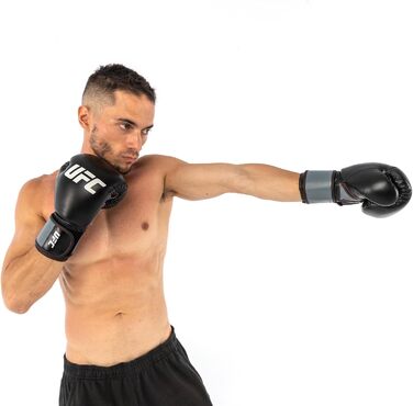 Боксерські рукавички UFC, чорні, 8 унцій