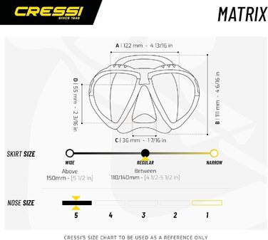 Маска Matrix або комбінований набір масок гамма для підводного плавання та снорклінгу, One Size, унісекс чорна/чорна маска