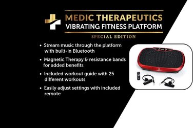 Вібраційна платформа Medic Therapeutics чорна