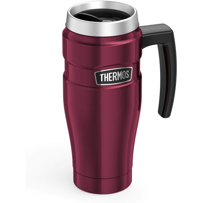Термокружка Thermos GTB Stainless King 470 мл, малинова, нержавіюча сталь, для подорожей