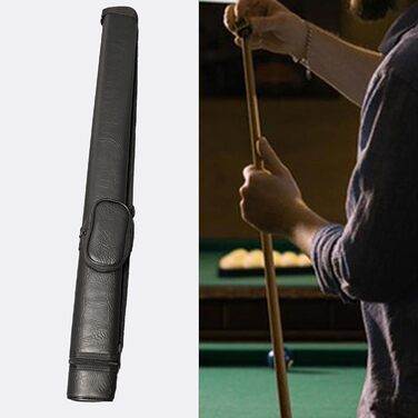 Сумка для більярду Dickly Pool Cue Bag 4 отвори Футляр для зберігання більярду Легкий захисний тримач Сумка з PU шкіри (2 отвори трикутні)