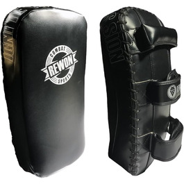 Муай Тай Pad Punch Pads Pads для єдиноборств Kick Pads ММА Тайські колодки для тренувань з кікбоксингу Боксерські панч-педи Боксерські рукавиці Боксерські колодки (Black-01)