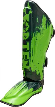 Захист гомілки TOP TEN Power Ink зелений XL – щитки для єдиноборств
