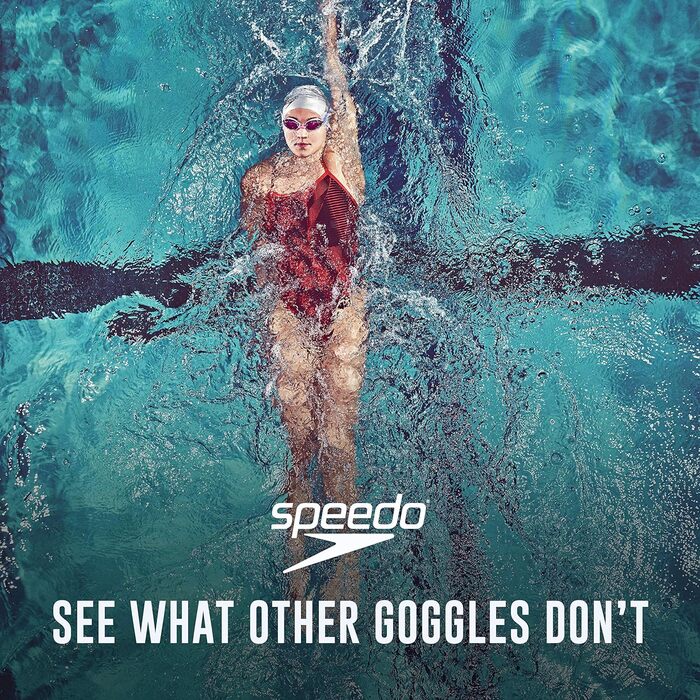 Дзеркальні окуляри для плавання-плавання Speedo Vanquisher 2.0 - Silver Anti-Fog New