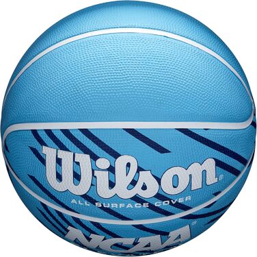 Баскетбольні м'ячі Wilson NCAA на відкритому повітрі - 74,9 см, 72,4 см, 70,5 см Elevate OT Розмір 7 - 29,5 Королівський/Білий