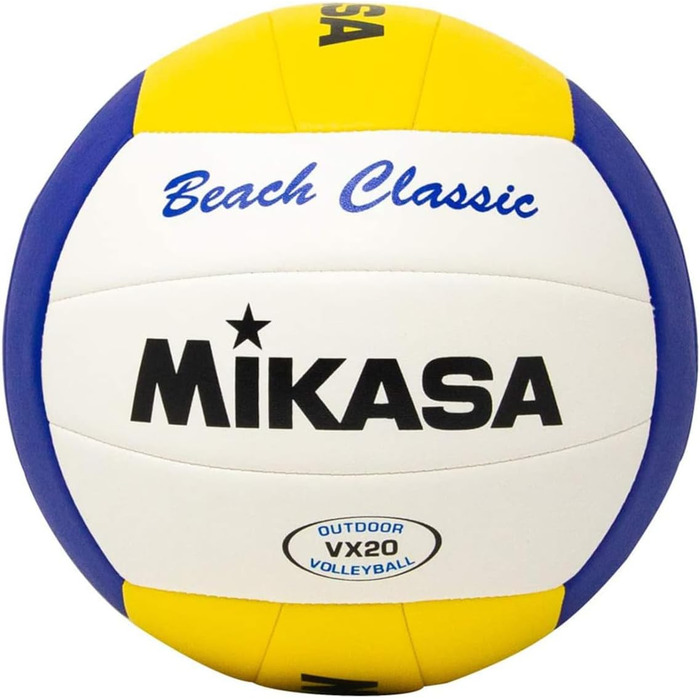 Волейбольний м'яч Mikasa VX20 Beach Classic, розмір 5, унісекс, білий