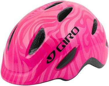 Велосипедний шолом Giro Kids Scamp (S 49-53 см, яскраво-рожевий/перловий)