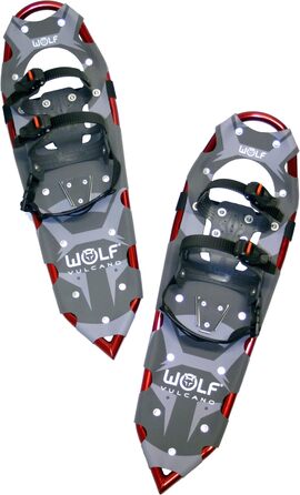 Снігоступи WOLF Vulcano, алюміній, до 85 кг, червоні, 27''