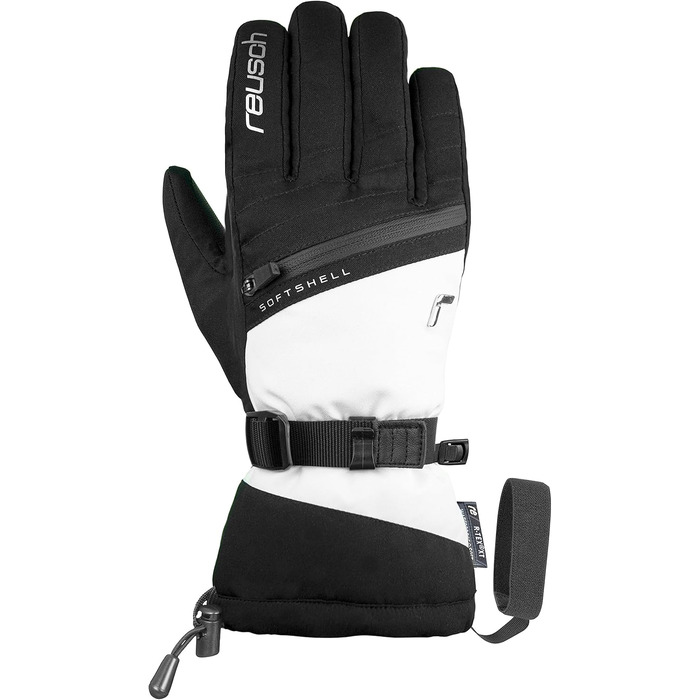 Рукавички жіночі Reusch Demi R-tex Xt Extra Warm, Водонепроникні, Дихаючі (8, чорний / білий)