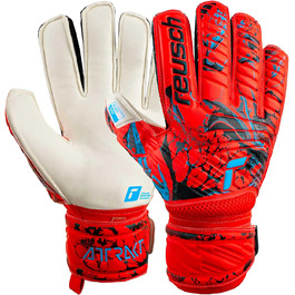 Рукавички Reusch Attrakt Grip червоні/сині, розмір 10