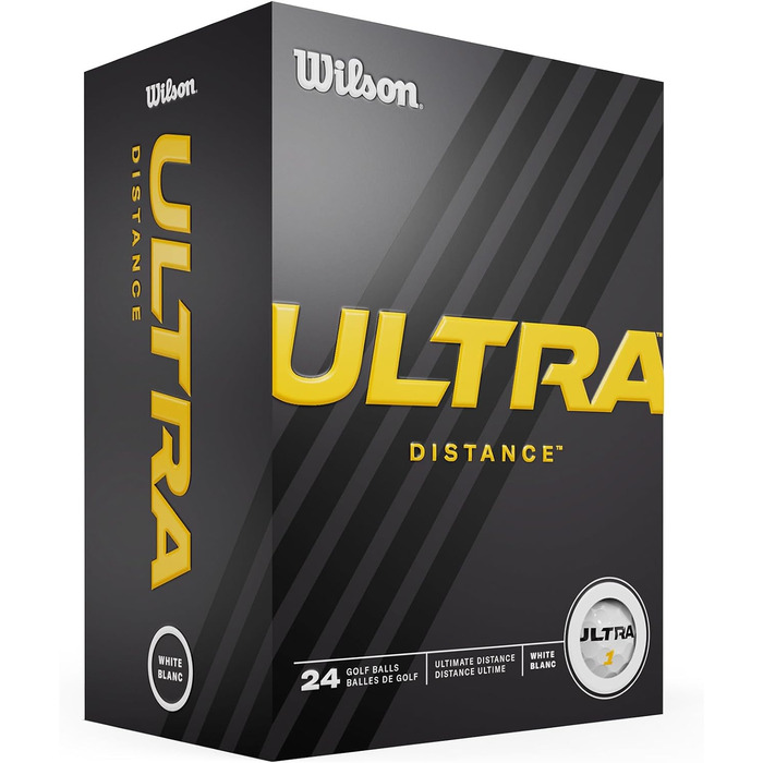 М'ячі Wilson Ultra Distance, 24 шт., білі