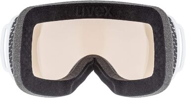 Гірськолижні окуляри Uvex Unisex Downhill 2000 V () One size білий/сріблясто-прозорий