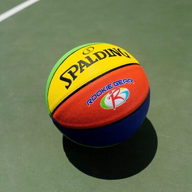 Молодіжний баскетбольний м'яч Spalding Rookie Gear, різнокольоровий, для приміщень та вулиці, 69,8 см