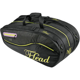 Тенісна сумка HEAD Ms Tr Combi Bag, чорна/зелена/рожева, 75 x 30.5 x 30.5 см, 283064