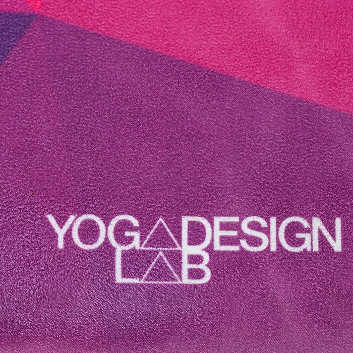 Туристичний килимок для йоги Yoga Design Lab 1,5 мм Тонкий, не ковзає, складний, легкий, килимок/рушник, можна прати в пральній машині з ремінцем для перенесення Geo 1,5 мм