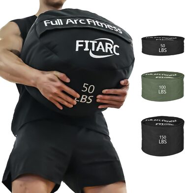 Тренувальний мішок Fitarc Sandbag 50 фунтів (без піску, чорний)