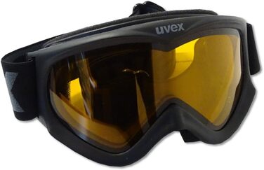 Окуляри гірськолижні Uvex F1 Unisex, чорні, один розмір